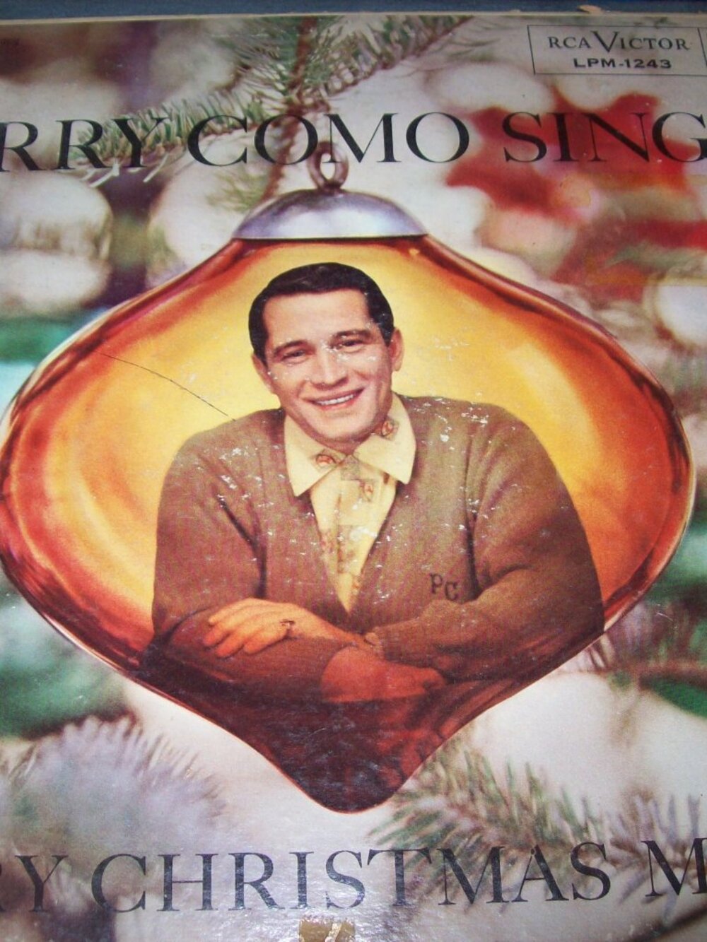 Perry Como Sings Merry Christmas Music-RCA Victor LPM-1243-Vinyl Record